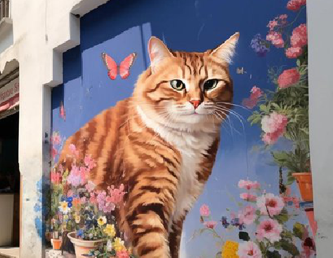 周口自己绘制有个性的手绘墙