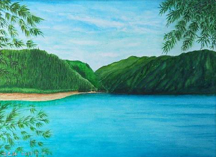 周口在墙绘中,如何绘画绿水青山?