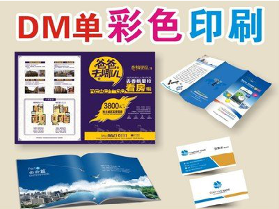 周口单页印刷,色彩搭配简单。