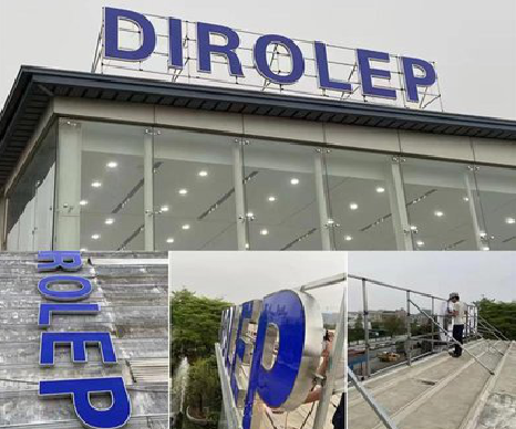 周口楼顶发光字安装的注意事项。